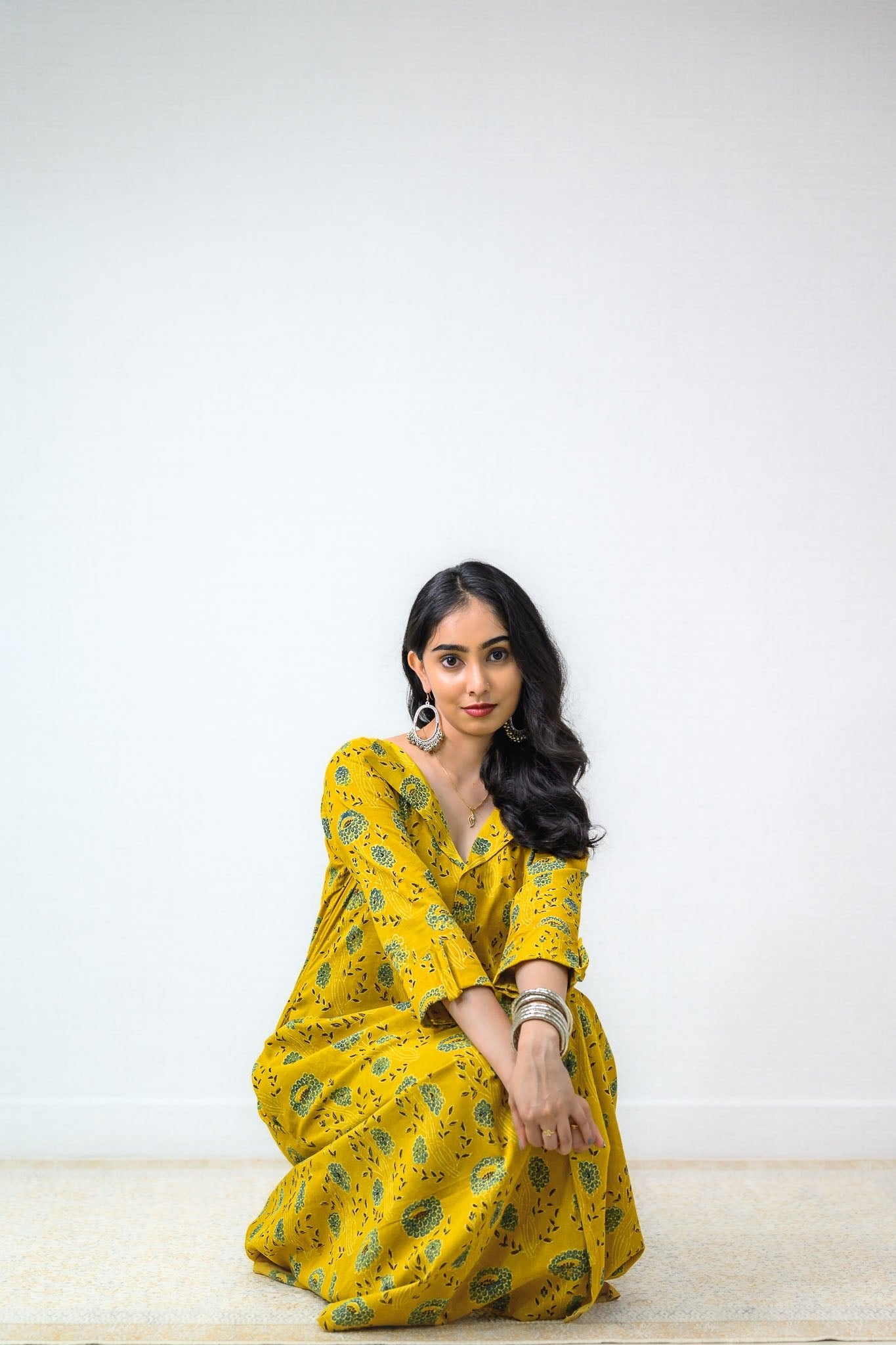 Pilara Ajrakh Cotton Dress - Lobha Deepthis