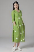 Polkas in Meadow Dress - Lobha Deepthis