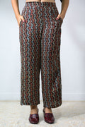 Ravani Stripes Black Parallel Pants - Lobha Deepthis