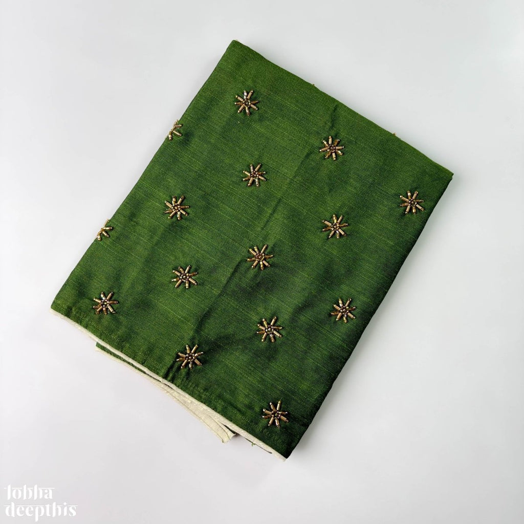 Tharakam Hand Embroidery Blouse Piece - Lobha Deepthis