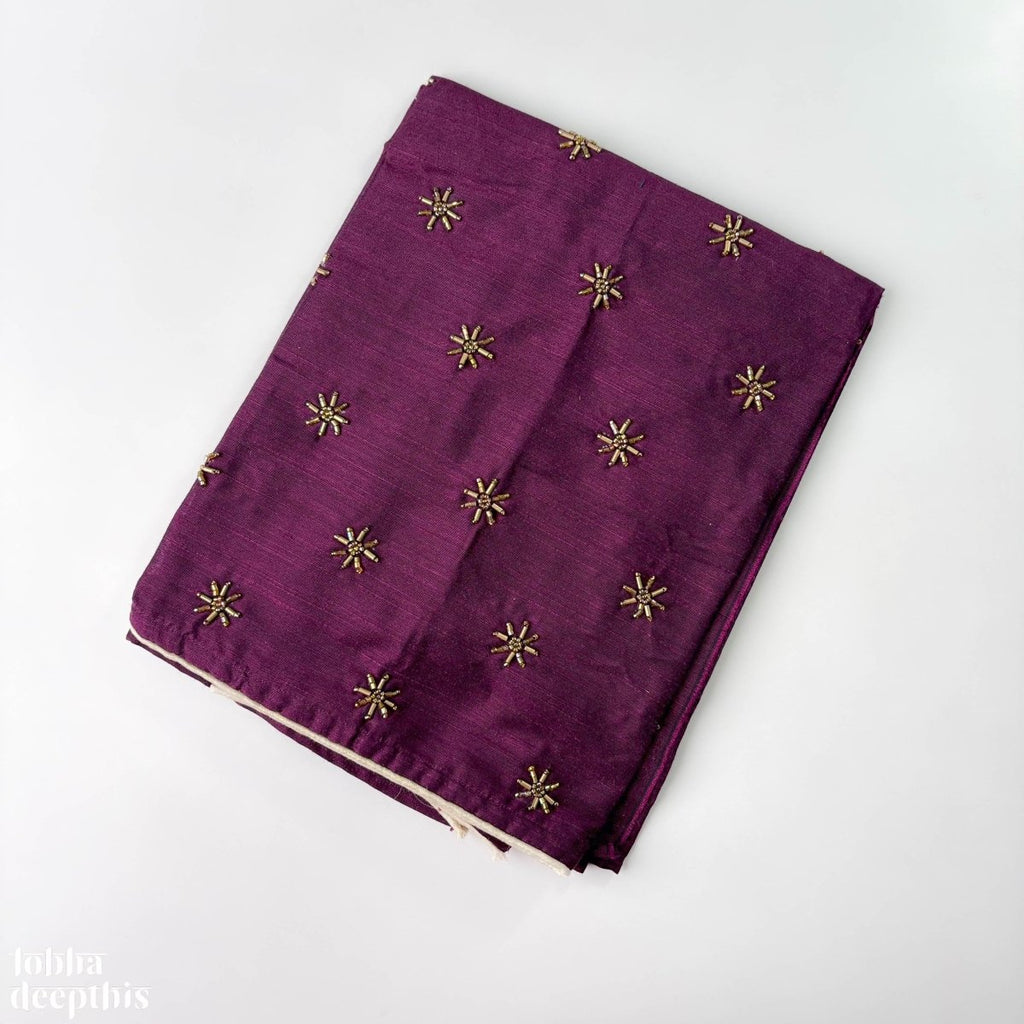 Tharakam Hand Embroidery Blouse Piece - Lobha Deepthis