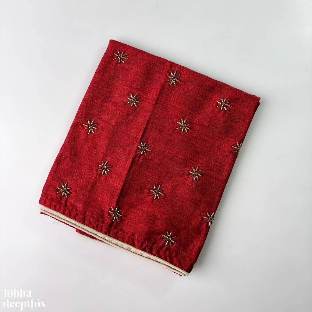 Tharakam Hand Embroidery Blouse Piece - Lobha Deepthis