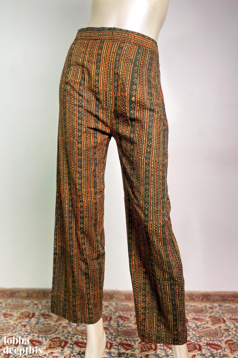 Women's Cotton Pants Loose Fitting Boot cut Parallel Ankle length Trouser  Pants | eBay
