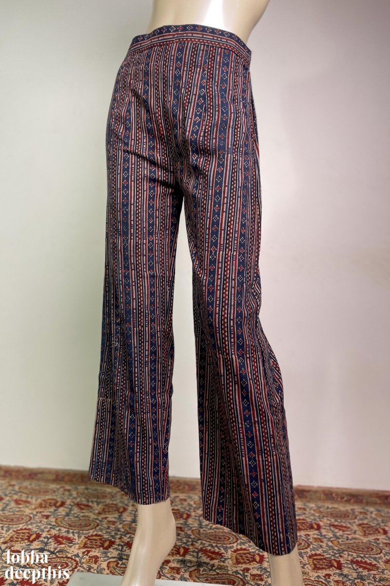 Indigo Hues Women Cotton Pants casual and semi formal daily trousers