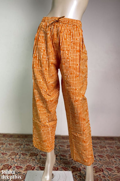 Mustard Batik Straight Co-ord Set - Lobha Deepthis