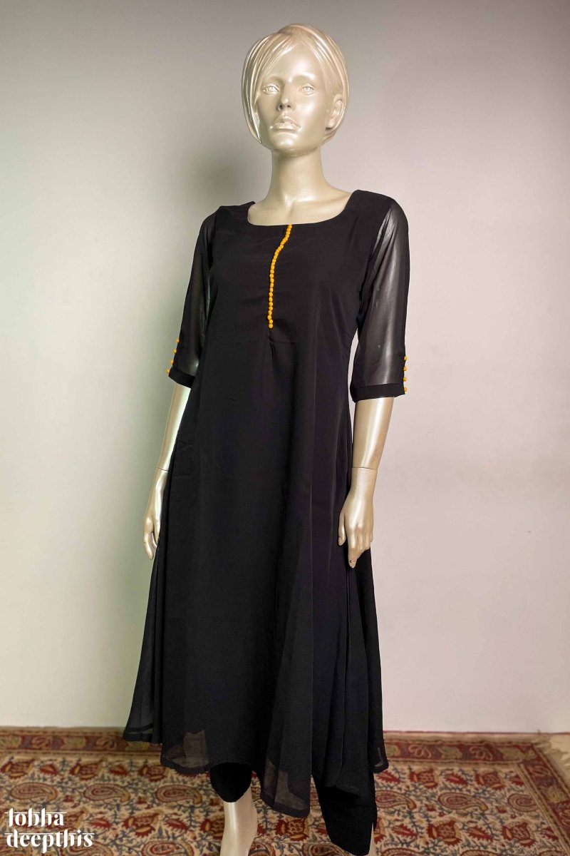 Black Kurta Set - Sameera Saneesh Kochi