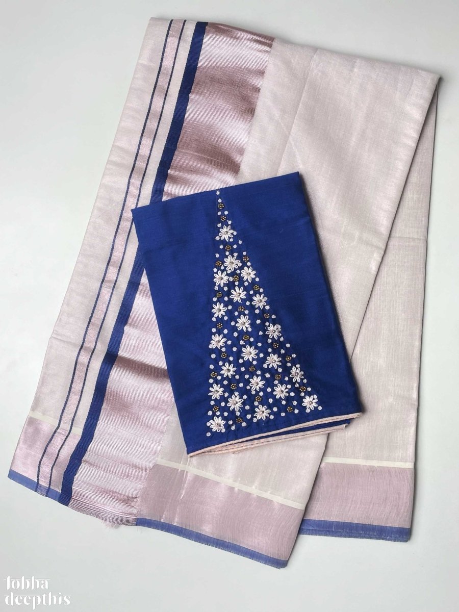 Kerala-onam-saree-blouse-neck-designs (15) • Keep Me Stylish