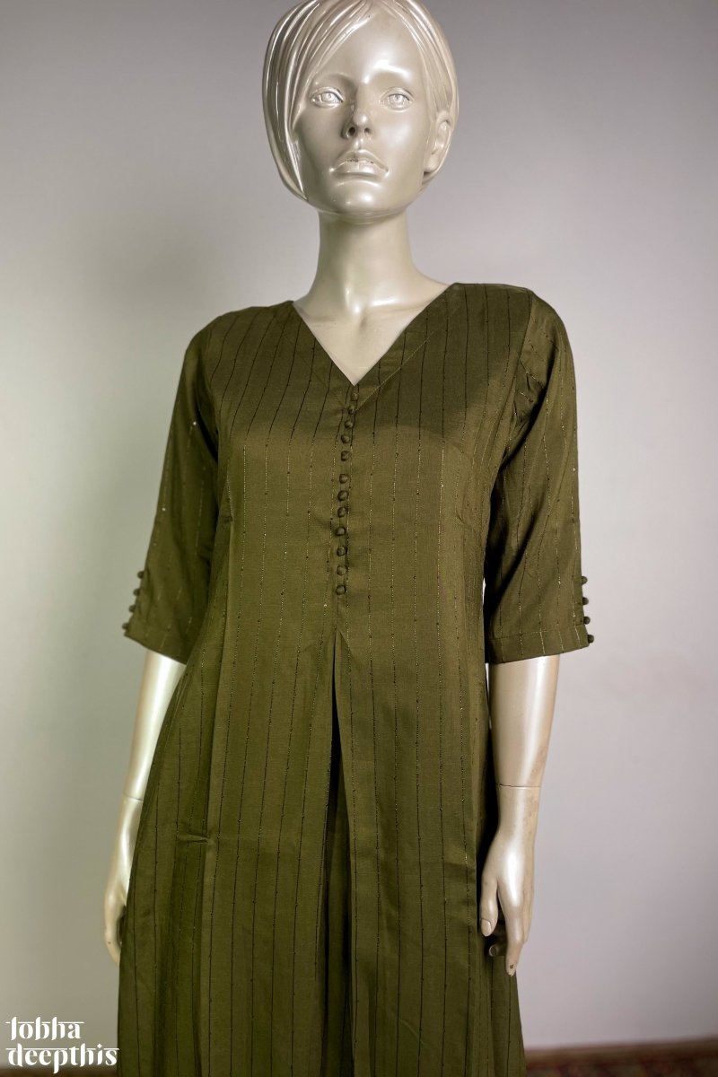 Box on sale pleated kurti